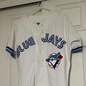 Vintage 90’s Blue Jays White Jersey   (With Tags)